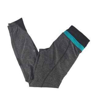 Lululemon Inspire Tight II Womens Size 4 (24x26) Heathered Gray Stretch Leggings